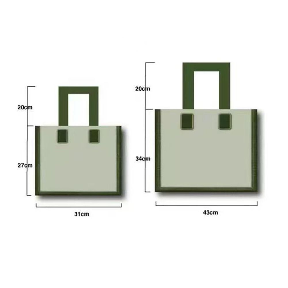 Durable PVC Goodie Bags Translucency Gift Wrapping Gift Bags with Handles Shopping Handbag Home Decor