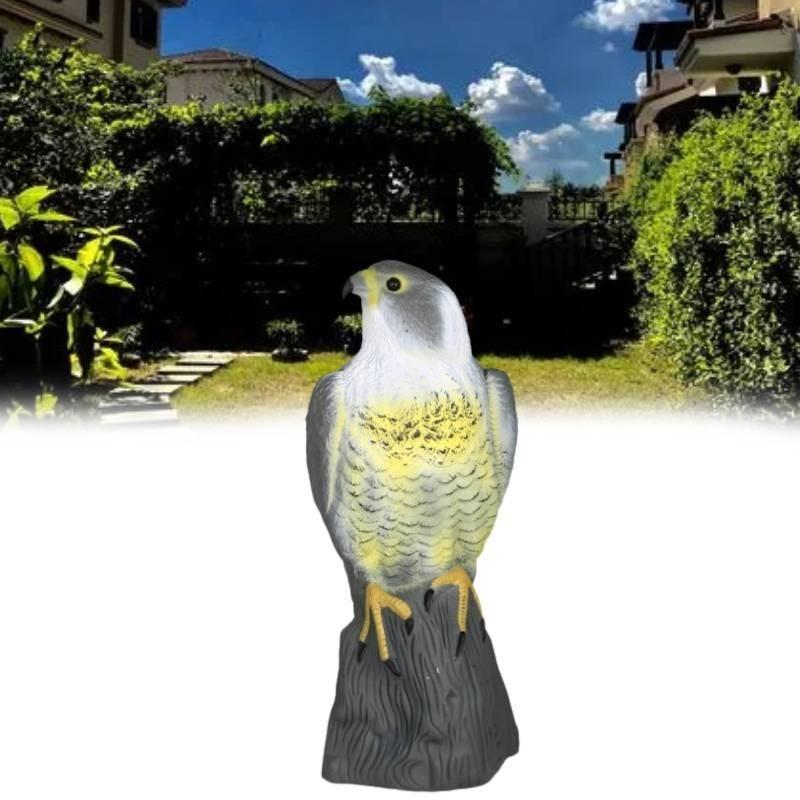 American Eagle Garden Sculpture Lifelike Animal Predator Bird Repellent Decor