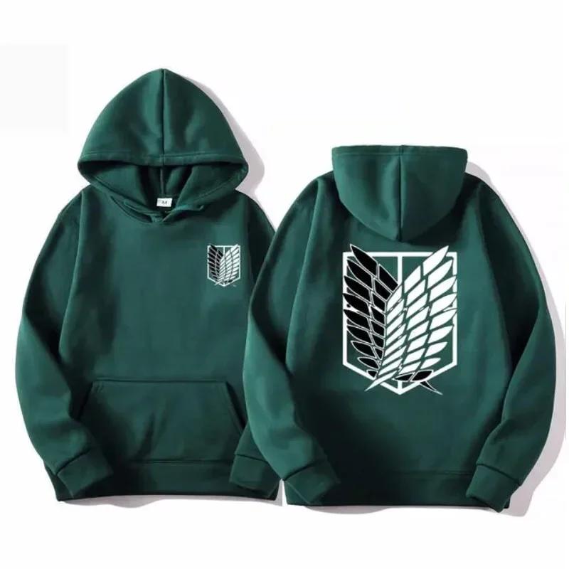 Men Women Streetwear Pullover Harajuku Shingeki No Kyojin Hoodies Sweatshirt Clothes Attack on Titan Men's Hoodie Anime Hoodies