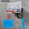 Jun Ding Ying Wall-Mounted Adjustable Basketball Hoop