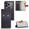 For iPhone 17 Pro Max Case Pattern Print PU Leather Wallet Phone Cover Cross Texture