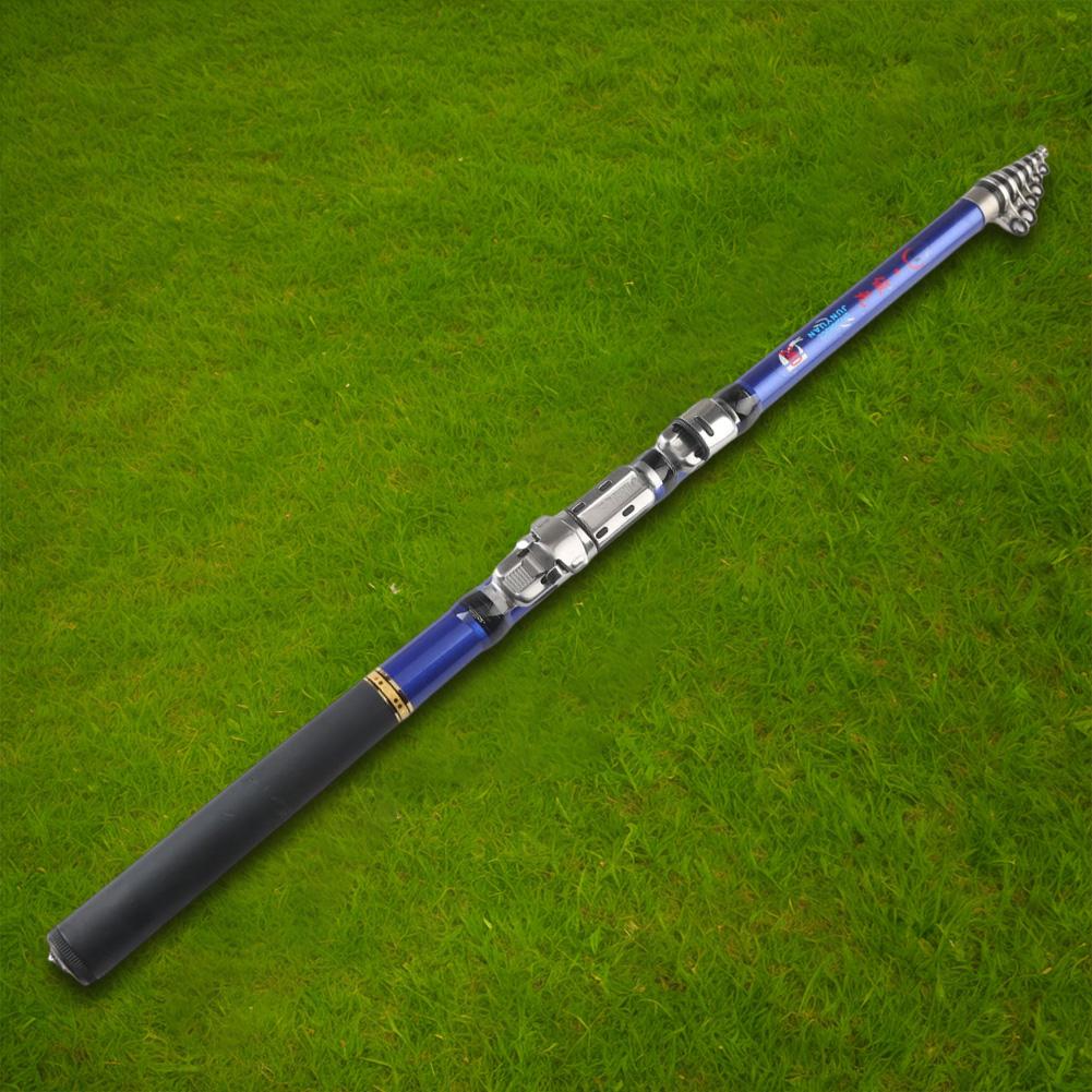 Telescopic Fishing Rod Spinning Fishing Rod Carbon Fiber Lightweight Fly Rod Portable for Reservoir Pond Beach Fishing