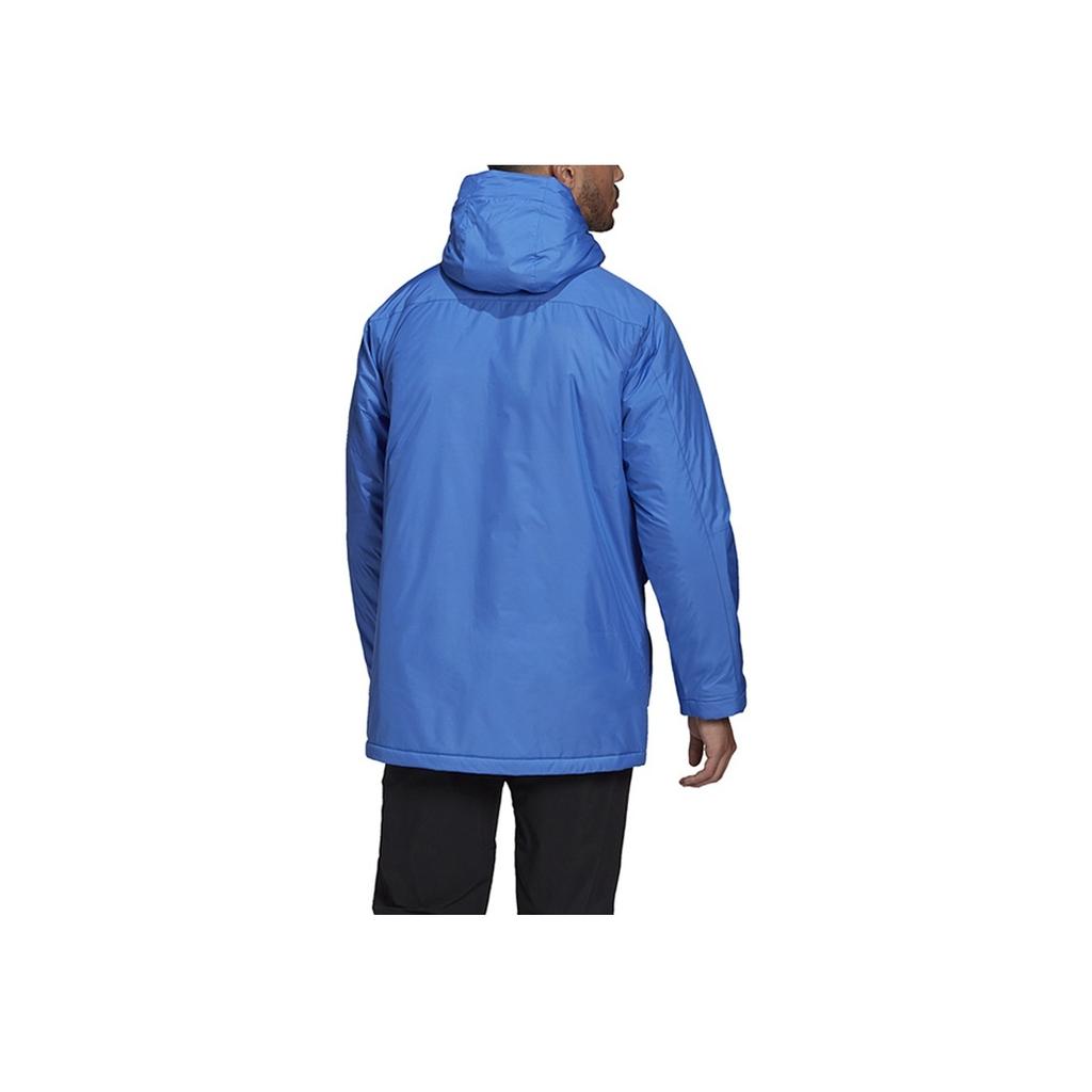 Adidas Geacă de câmp Lt Outdoor Rezistentă la vânt Fleece cu glugă Iarnă Geacă pentru bărbați Albastru GE9999