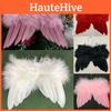 110pcs Feather Angel Wings Vintage Chic Christmas Tree Hanging Decoration Xmas