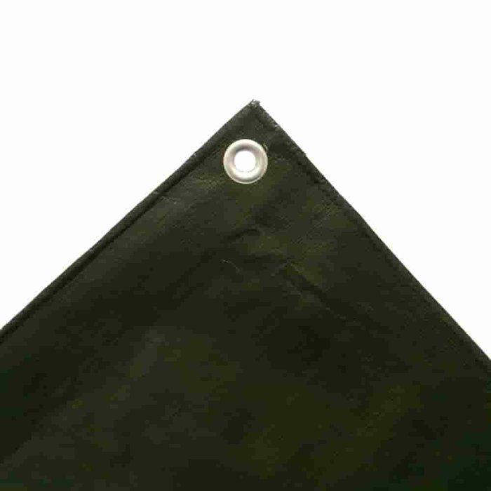Bâche de Protection 5x6m Verte 210g/m² (30m²) - Étanche et Résistante