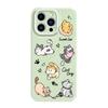 Happy Cat Phone Case For iPhone 13 12 11 7 8 6 6S Plus Pro Max Mini X XS XR SE 2020 2022 Film Hard Cover