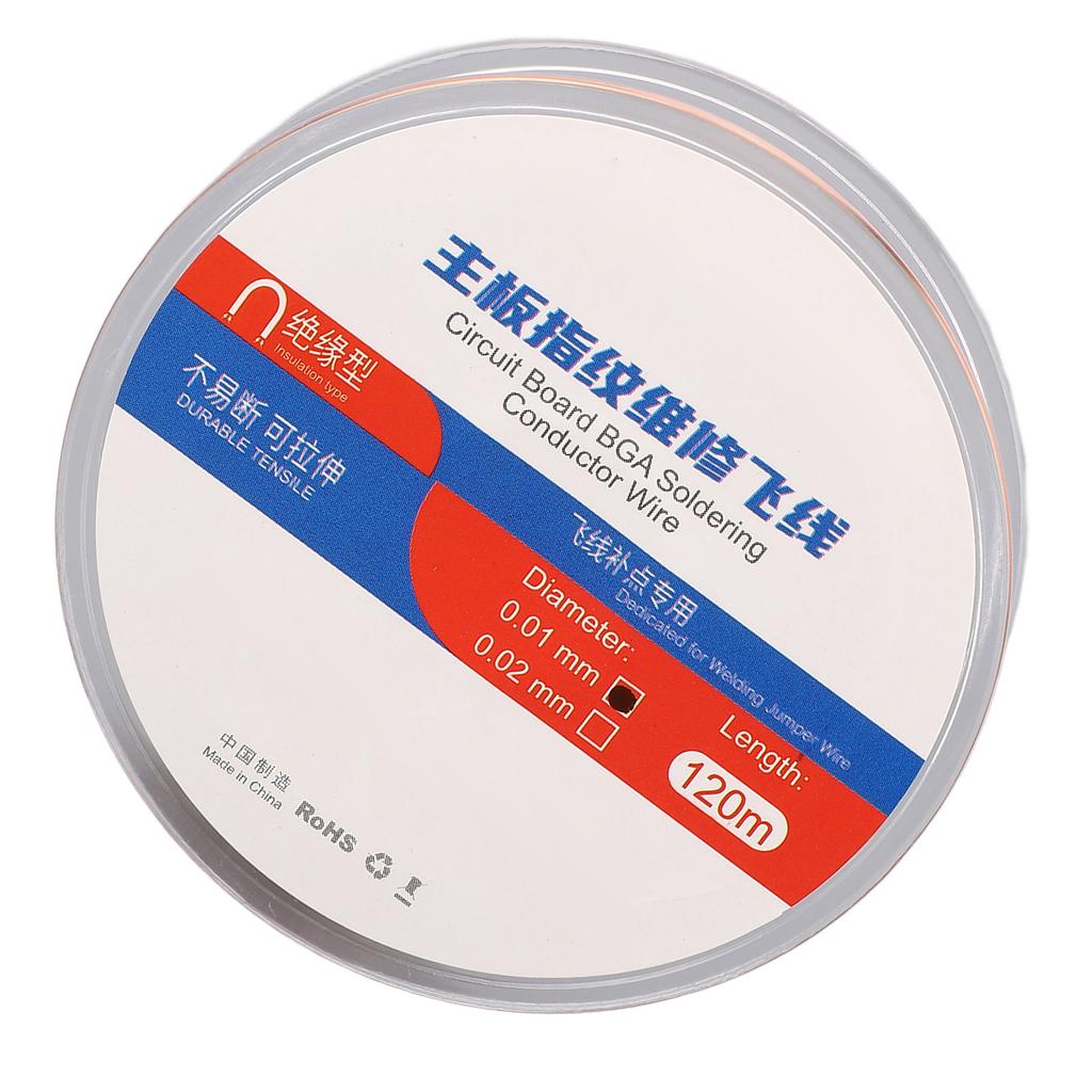 Phone Chip Conduction Wire 120m Insulated Cell Phone Motherboard Fingerprint   Wire