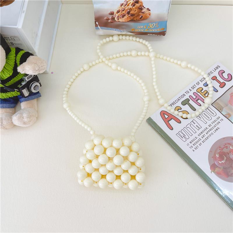 Adorable Mini Children's Handcrafted Pearl Bag For Girls Compact Crossbody Style
