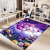 1PC Unicorn Flowers Extra Large Non-Slip Floor Carpet, Office, Family, Bedroom, Studio - Large Area RugJ0405
