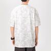 New American High-density Knitted Loose-print Men's T-shirt Short-sleeved