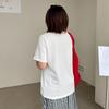 Zhi Xuan Plus Size Korean Style Women's Simple Short Sleeve Pullover T-Shirt - Spring 2026 Loose Casual Slimming Top