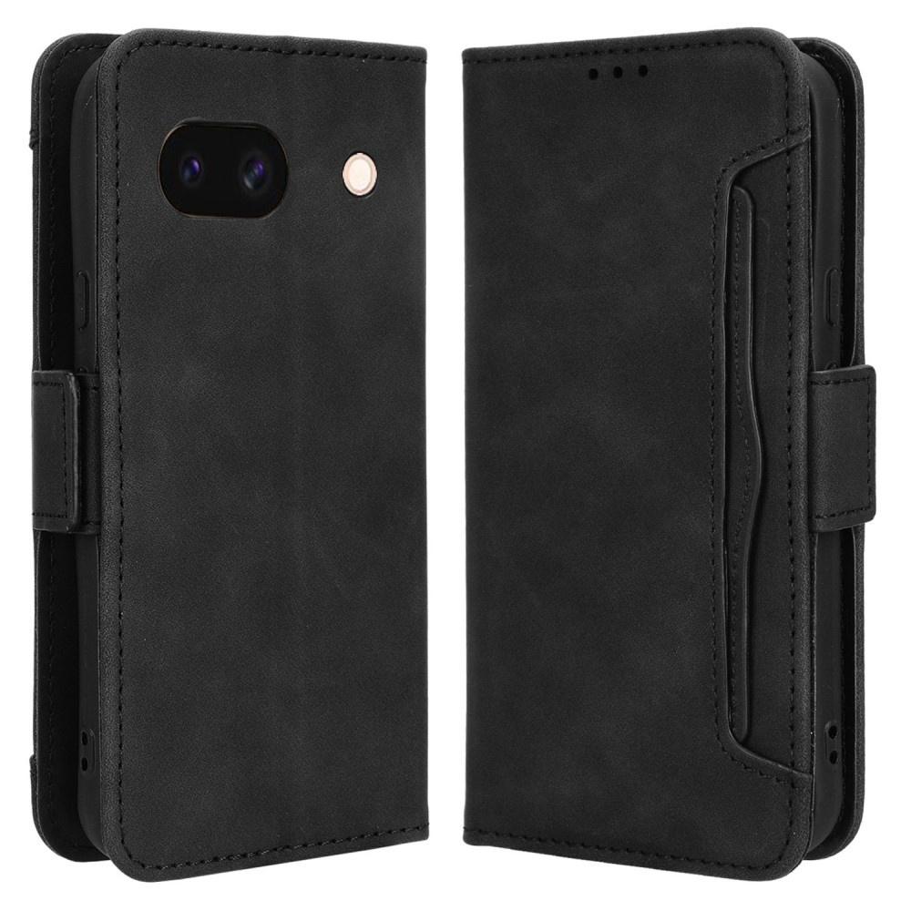 Flip Case for Google Pixel 8A, Card Slot, Black
