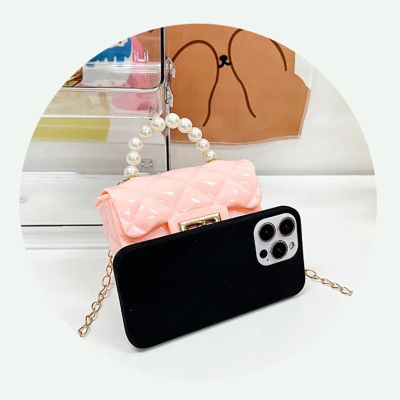 Cross-Border Super  Jelly Portable Mini Children'S Cute Small Shoulder Bag