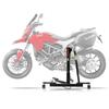 Central motorcykellyft - ConStands Power-Evo - Kompatibel Ducati Hyperstrada 13-15 - Kapacitet 300 kg - Lätt 17 kg