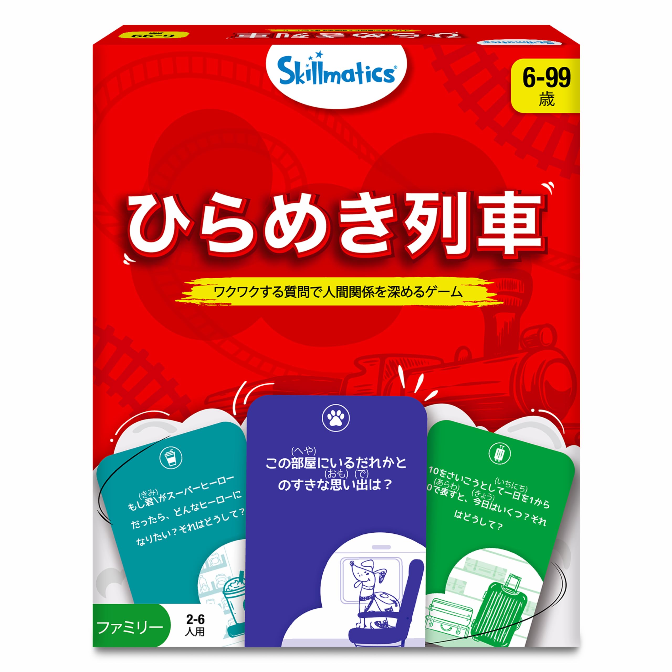 

Карточная игра Skillmatics Поезд вдохновения | Подарок, Семейное общение, Разговор, Возраст 6+ (Карточная игра «Поезд вдохновения»)