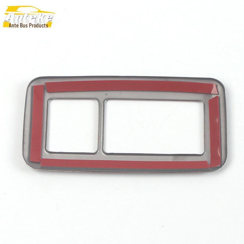 22 Lingfang Front USB Port Decor Frame - Center Console Car Accessory