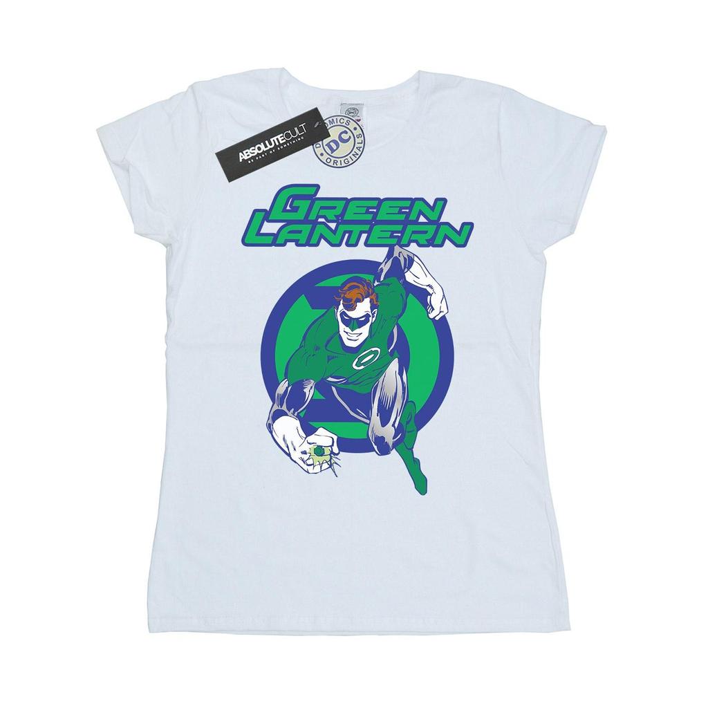 DC Comics Womens/Ladies Green Lantern Leap Cotton T-Shirt