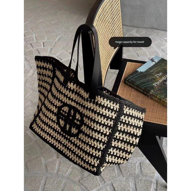 

Madeiina Fashion Concave Shape Contrast Color One Shoulder Bag Black(In stock and fast delivery)