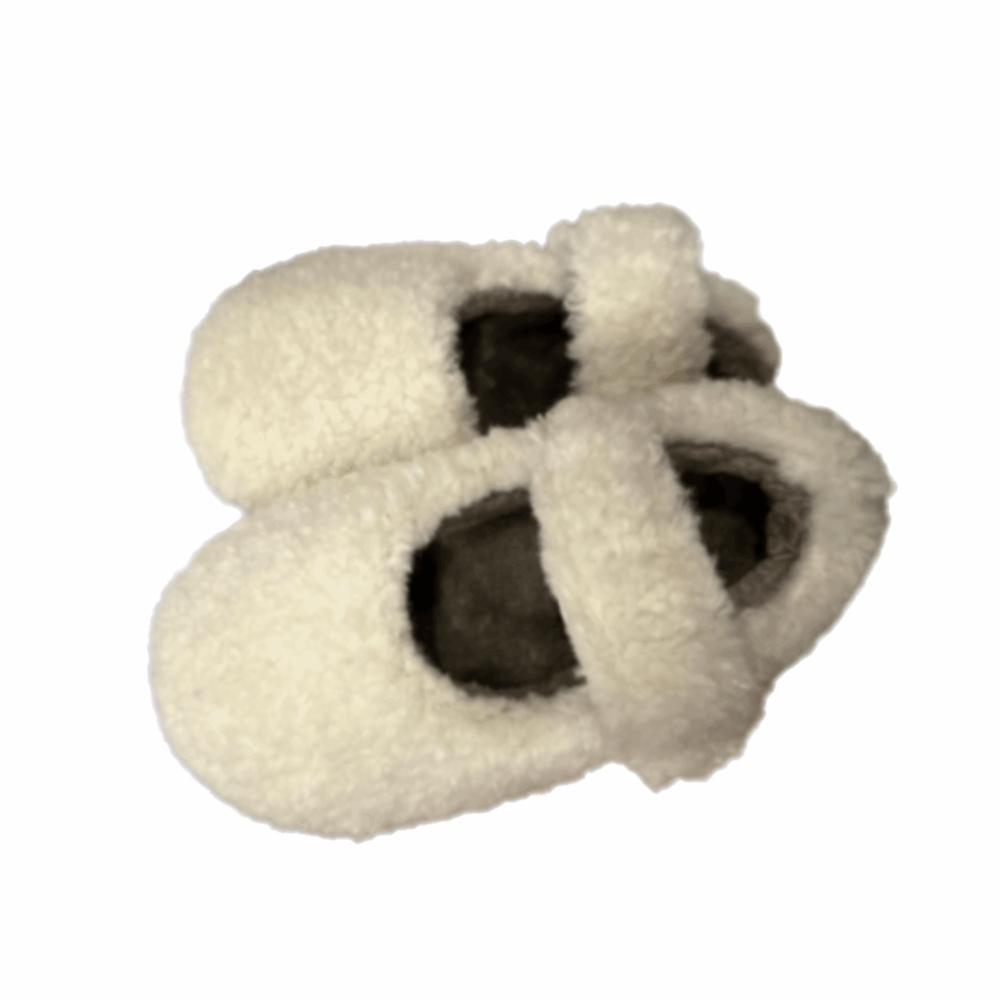 Warm Children Flat Shoes Non-Slip Winter Shoes Fashion Fleece Fur Shoes  Kids
