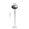 ZISIZ Retro Stainless Steel Dessert Spoon Set