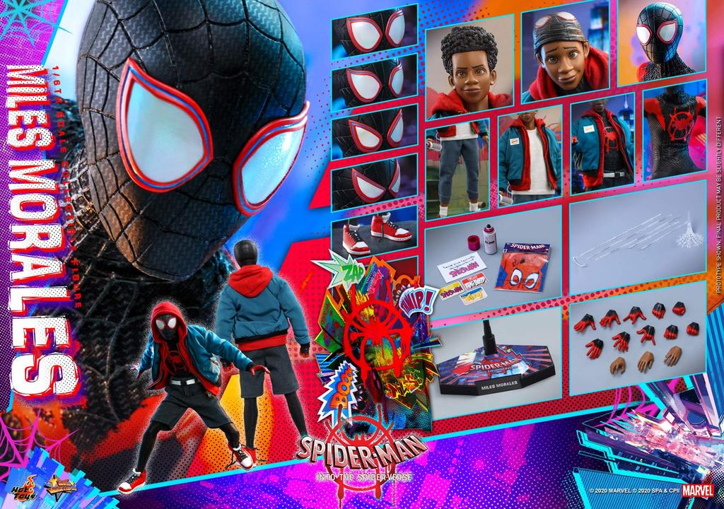 Movie Masterpiece Into the Miles Scale Figure Spider-Man Spider-Verse Morales/Spider-Man 1/6
