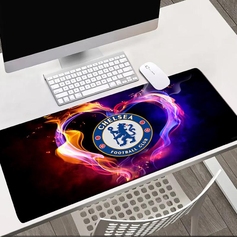 Chelsea Football Club Crest Mouse pad Office Desk Mat, Gaming Mouse Pad Mousepad, keyboard pad,Heavy-Duty Non-Slip Rubber Backing, Gift