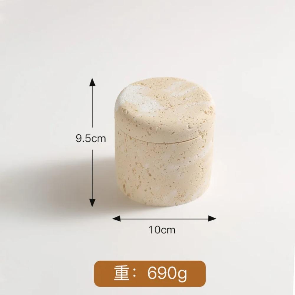 Travertine Drain Soap Dish Hand Sanitizer Bottle Emulsion Bottle Soap Dispenser Soap Box Gargle Cup Tray Bathroom Wash Set