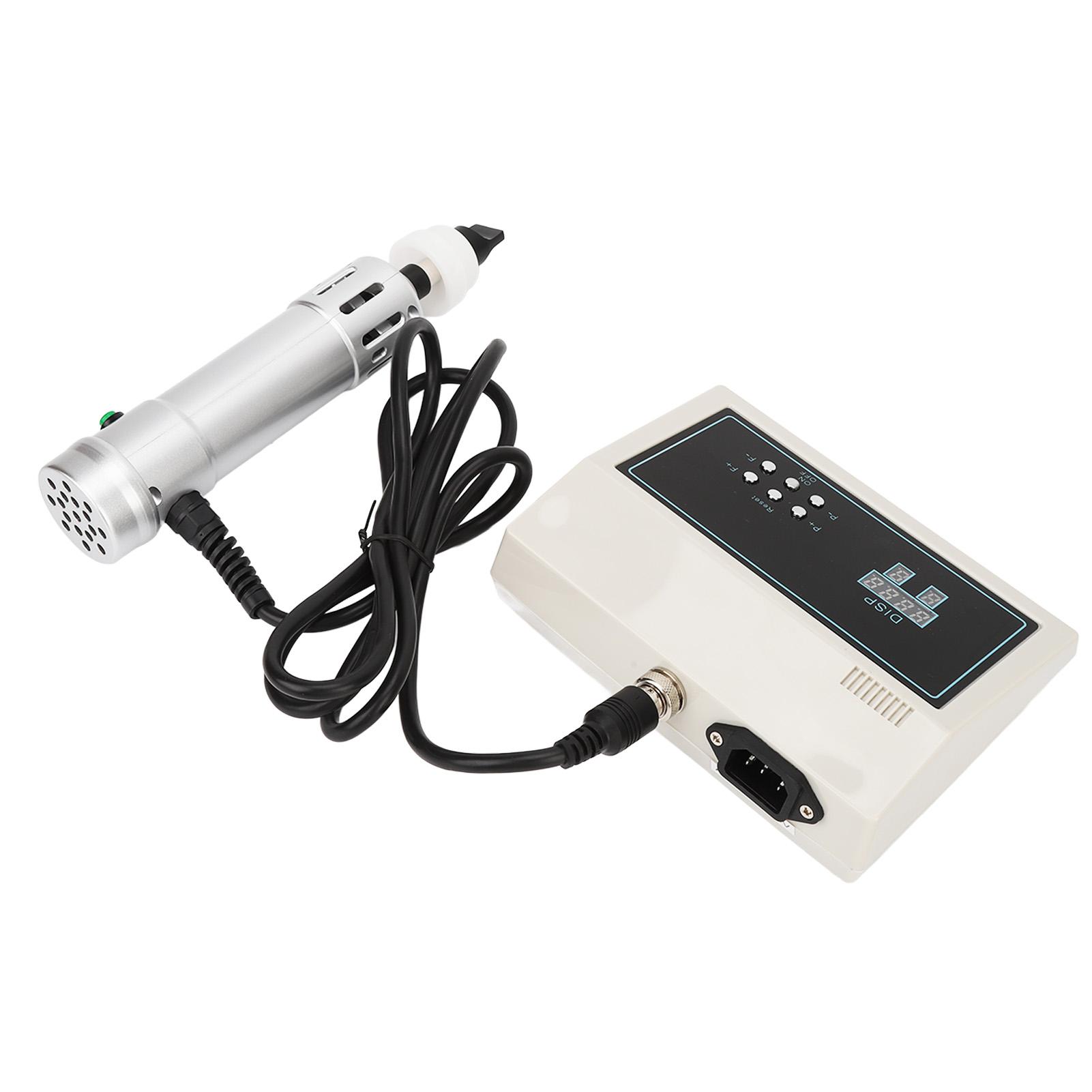 

Аппарат для ударно-импульсной терапии Серебряный аппарат для вправления костей Головы Ударно-волновой аппарат EU Plug