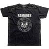 Unisex Shirt Cotton Oversize Large Size Ramones #039Presidential Seal#039 Black Snow Wash T Shirt NEW