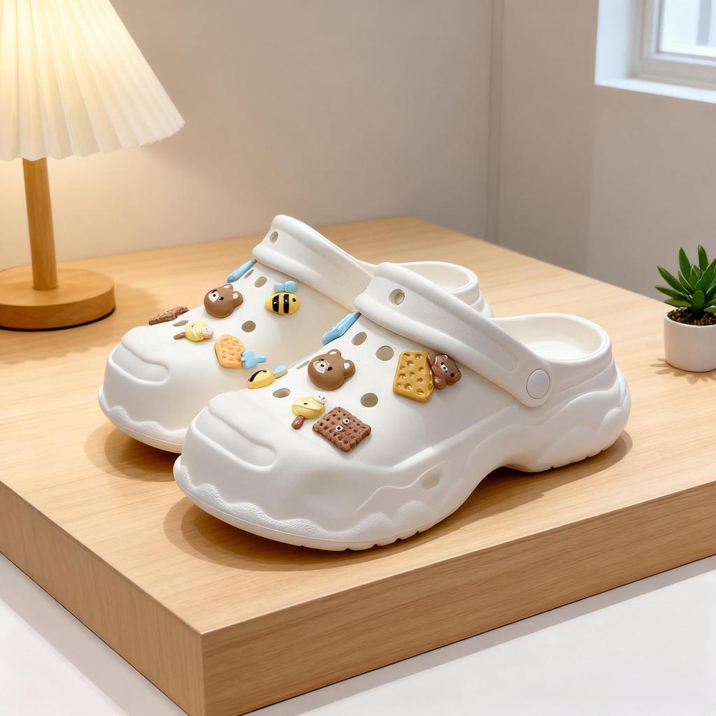 Cute Cartoon Resin Bear Shoe Charms for Crocs