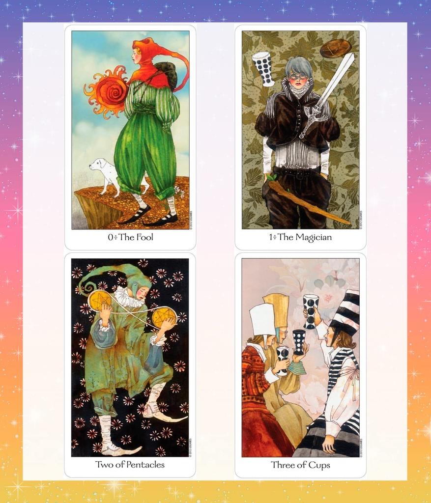 Dreaming Way Tarot Cards, Waite Edition, with Japanese Instructions, by Lulucouture [Authentic]