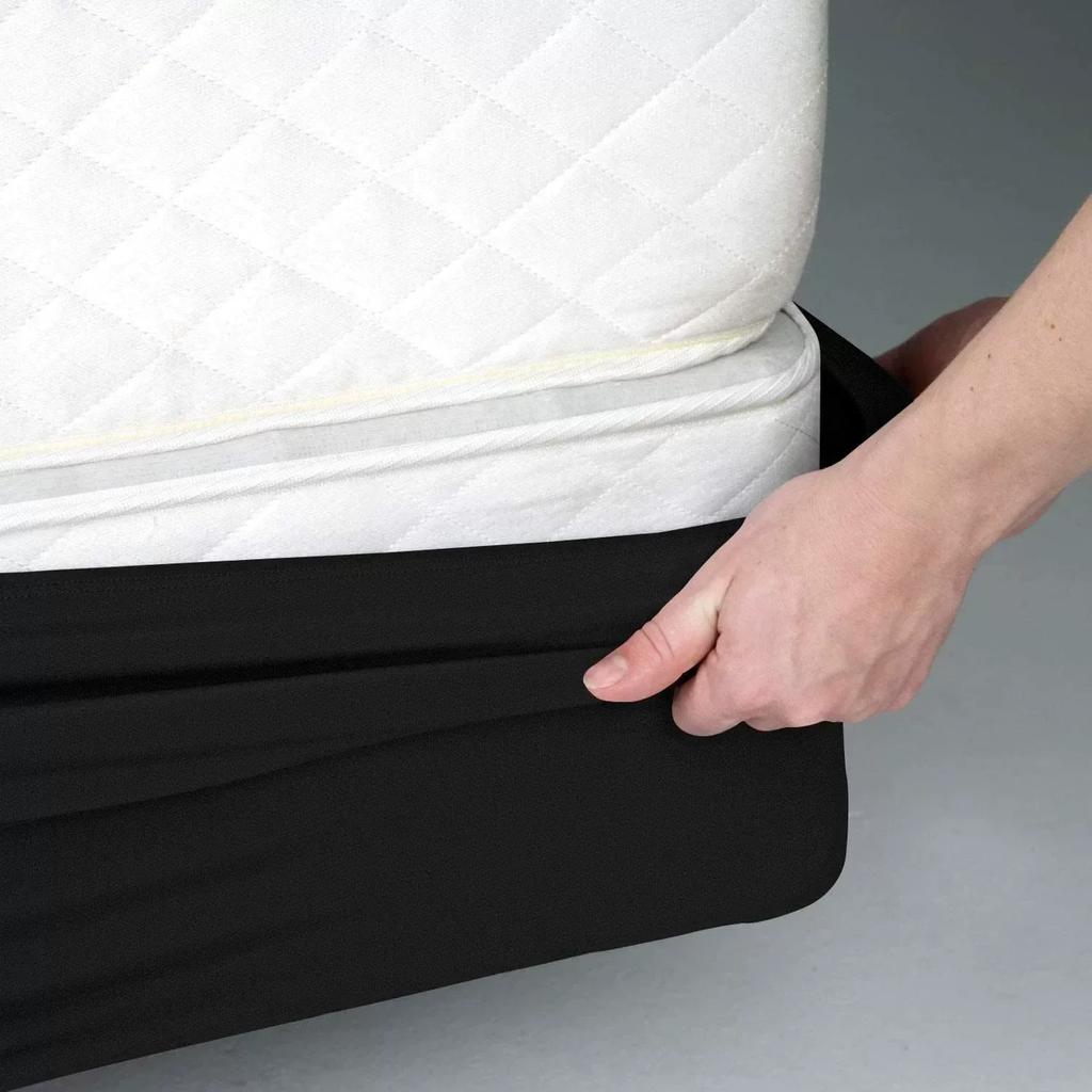 1 Stück Boxspring-Abdeckung Hotelqualität Umwickelbare Bettröcke - Matratzenschoner Hülle - Einfach zu installieren Twin/Full/Queen/King