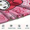 1PC Sanrio Cute Print Flannel Blanket, High quality All Seasons, Home Decor, Warmth and Comfort, Perfect for Christmas Gifts