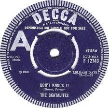 

7inch Record SKATALITES Dont Knock It F12743PROMO Decca 1968 UK SoulFunk Used