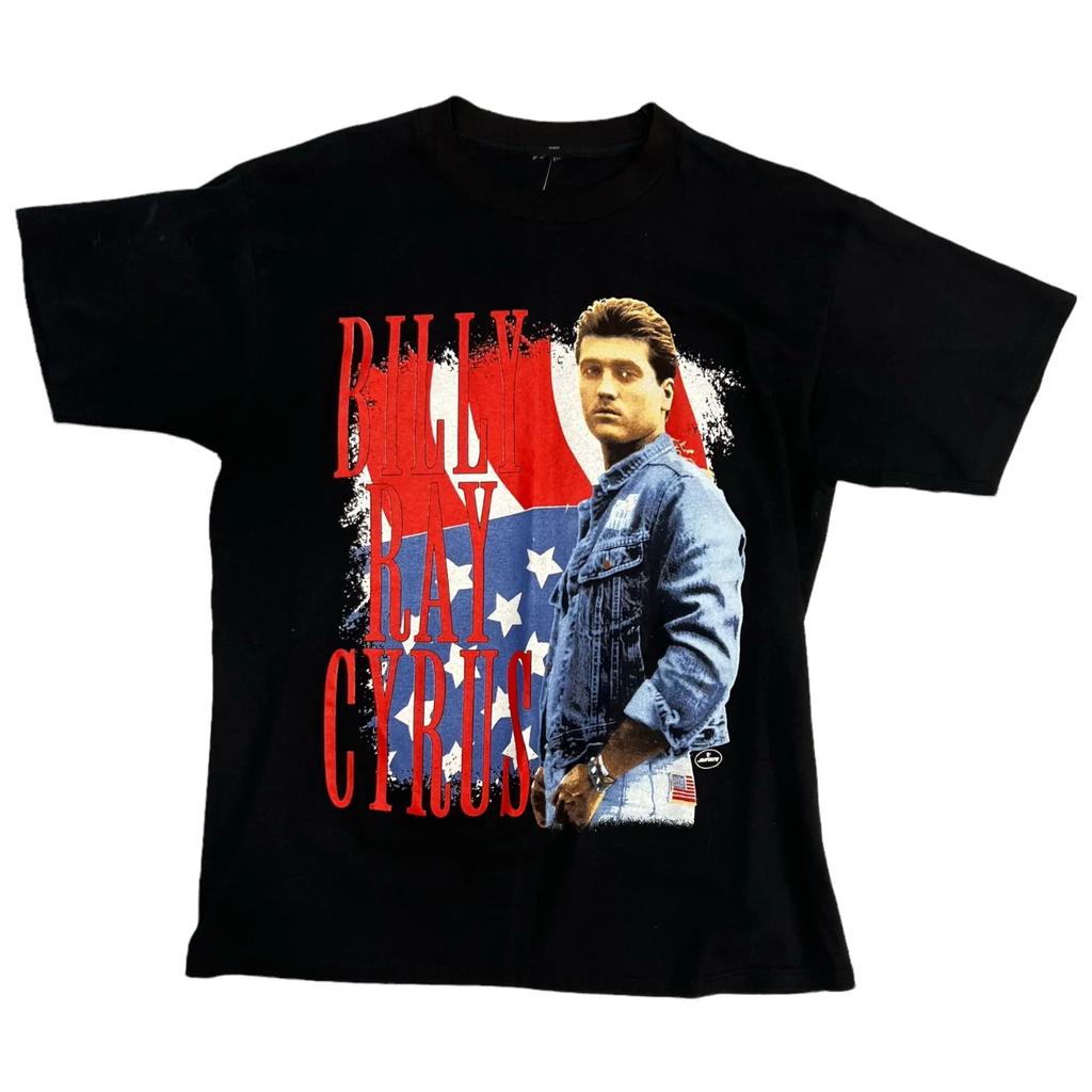 Billy Ray Cyrus Album Cover Neues Sommer Unisex T-Shirt Unisex Rundhals 100% Baumwolle Kurzarm Y2k Oversized Mode Beliebtes T-Shirt