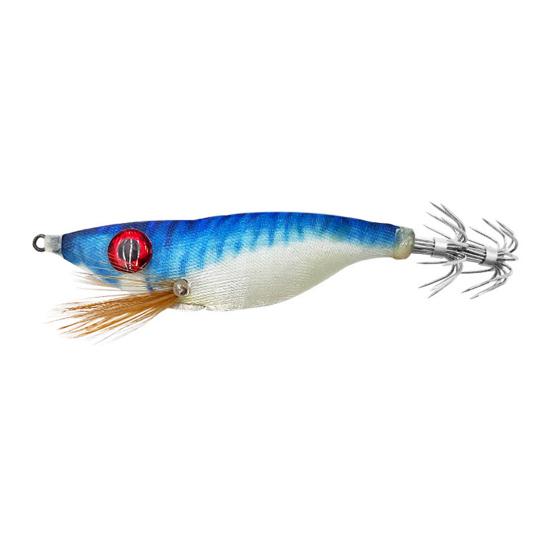 Shrimp Fake Bait Fishing Lure with Sharp Hook Realistic Looking 3D Eyes Bright Colors Luminous Hard Lure Artificial Bait