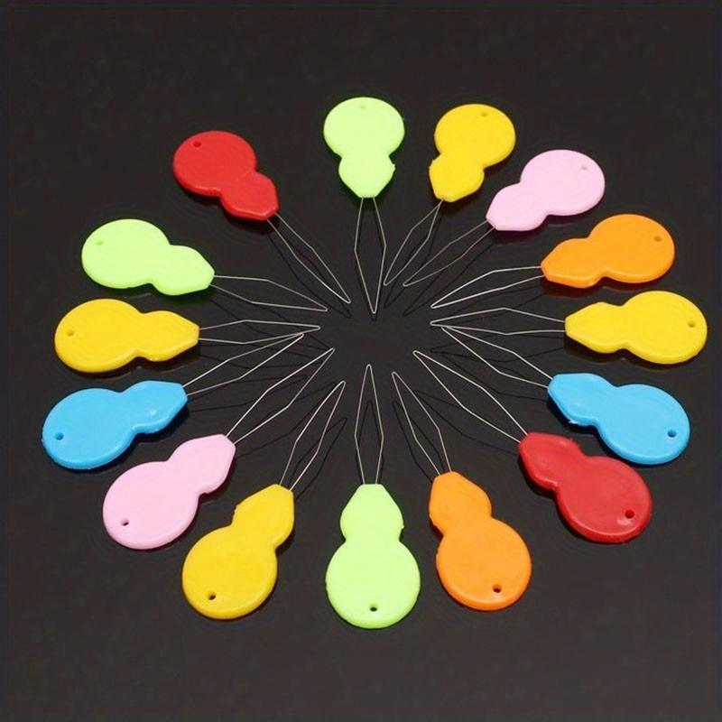 2/5/10pcs Plastic Needle Thread - Easy Threading for Hand Sewing, Handmade, Knitted, Quilted, and DIY Art - Random Colors,