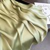 Versatile Silk-Like Scarf: Women's Spring/Summer Plain Gauze Wrap - Headscarf, Beach Towel, or Korean Satin Style