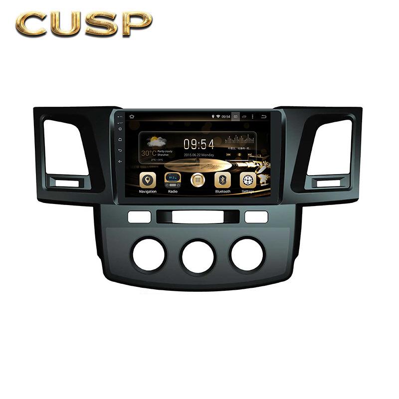9" Smart Voice-Controlled DSP Car Navigation Display for Toyota Hilux 2007-2014