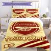 Arsenal F.c. Customized Name Bed CoverBed Suitable for Decorate Room Soft Bedding Bedroom Decor Christmas, WeddingPerfect