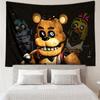 Five Nights At Freddy's2 Tapestry for Bedroom Aesthetic Classroom Tapestries Wall Hanging for Living Room Dorm Office,Ideal Creative Gift