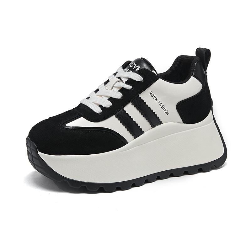 Women's Shoes Autumn Women's 2025 New German Training Shoes Platform Heightening Forrest Gump Shoes Running Sports Leisure Dad Shoes Children
