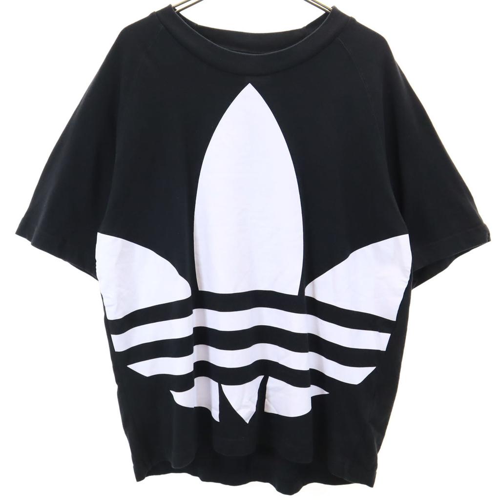 adidas Originals Big Trefoil logo Short sleeve T-shirt S black Men's Used