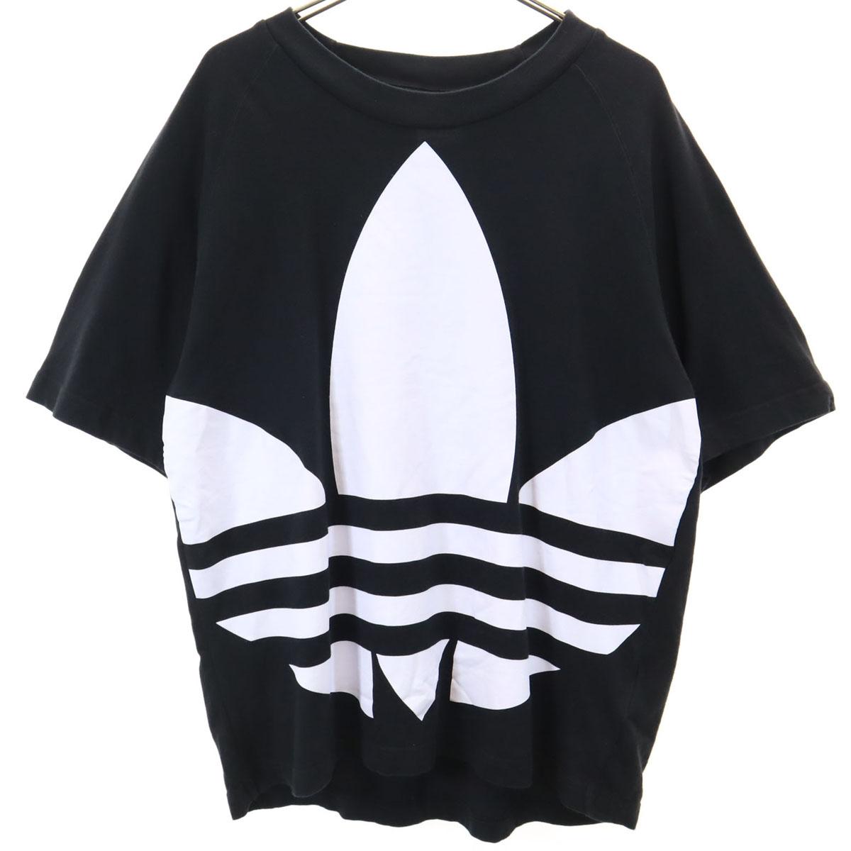 

adidas Originals Big Trefoil logo Short sleeve T-shirt S black Men s Used