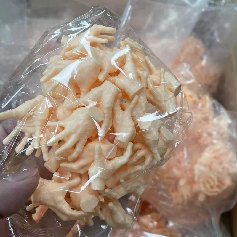 Halloween Horror Mini Plastic Hands Realistic White Faux Limbs for Halloween, Birthday Party Decorations, Role-playing Games