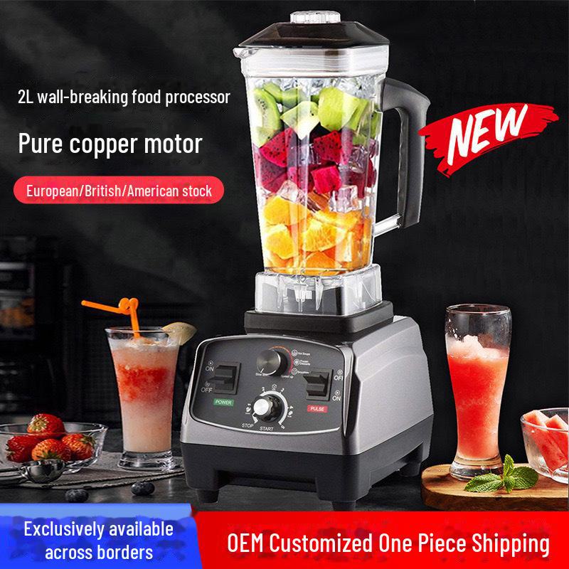 

Многофункциональная бытовая и коммерческая мясорубка-миксер 110V US standard with timer серебряный