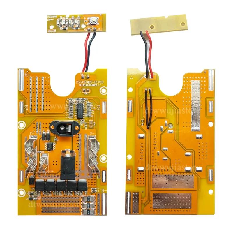 10 Cells 21700 Li-ion Battery Case Protection Circuit Board PCBA BMS for Lomvum Zhipu Hongsong Jingmi No Original For Makita Box