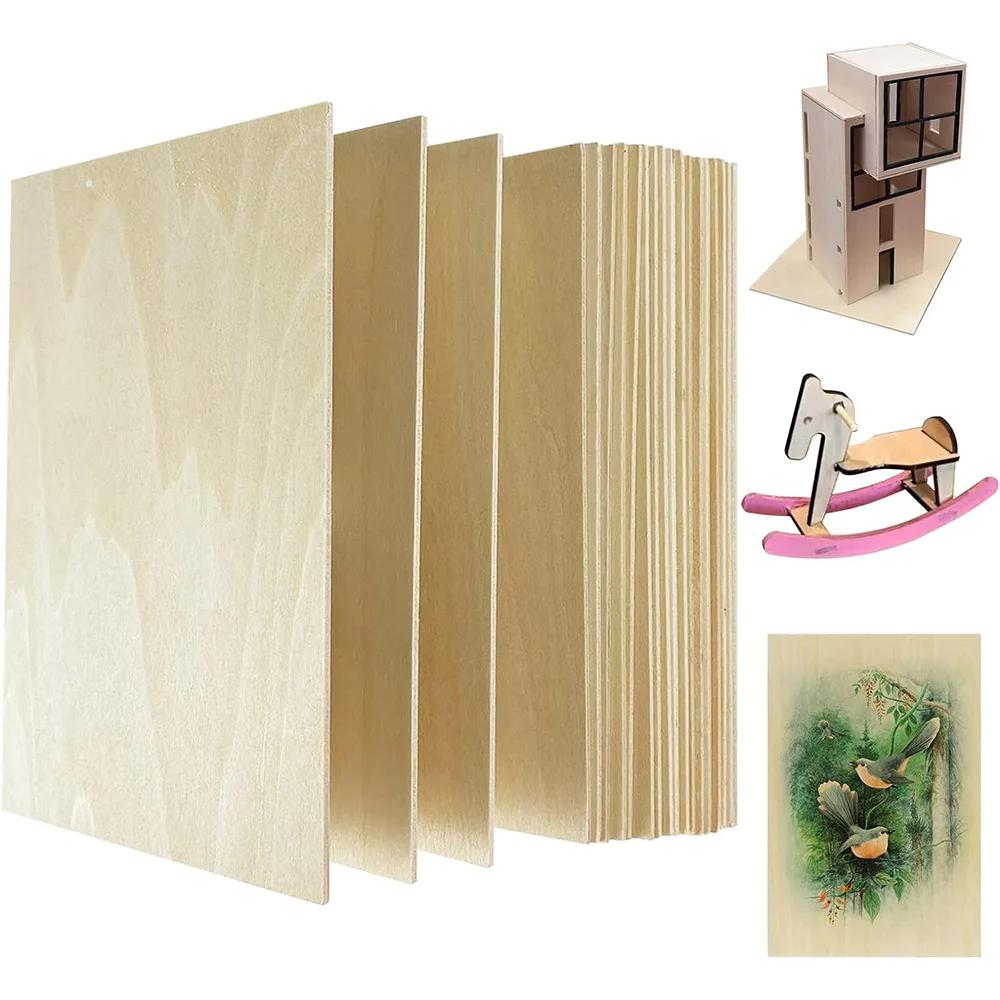 Craft Wood Boards, Light Wood Boards, Basswood Thin Craft Boards, for House Planes, Ships, Watercraft Crafts, School Projects