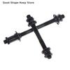 1/2Pcs Bike Hub Shaft Mountain Bike Hollow Quick Release Steel Hub Axle Bike Modification Bicycle hollow shaft Accessories