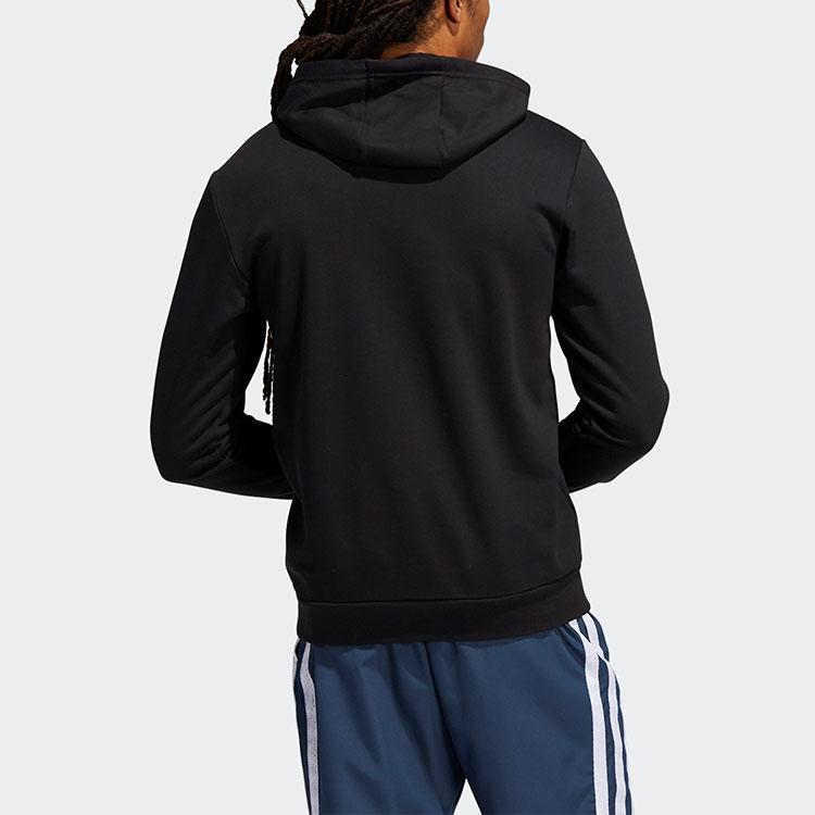 Adidas S1 Hdy Basketball Print Hoodie Sweatshirt Men Tops Black H43982